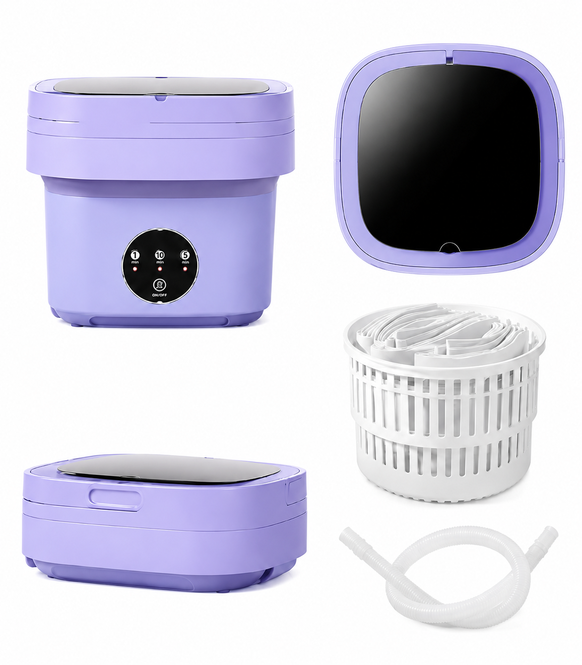 Mini Lavadora Portátil Plegable