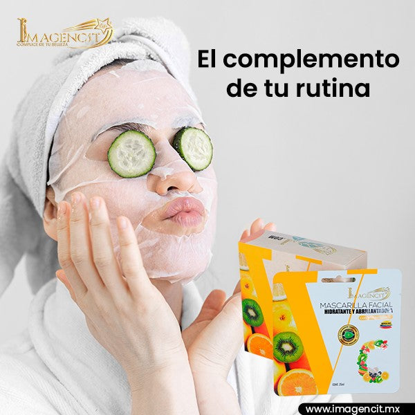 Mascarilla Facial Hidratante y Abrillantadora